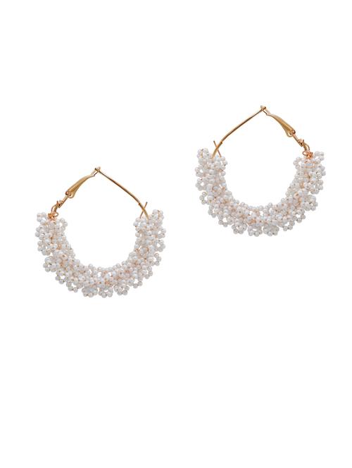 white bali earring - 18535448 - Standard Image - 0