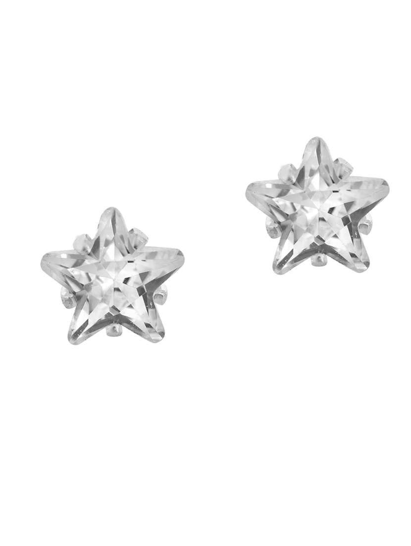 silver stud earring - 18535461 - Zoom Image - 0