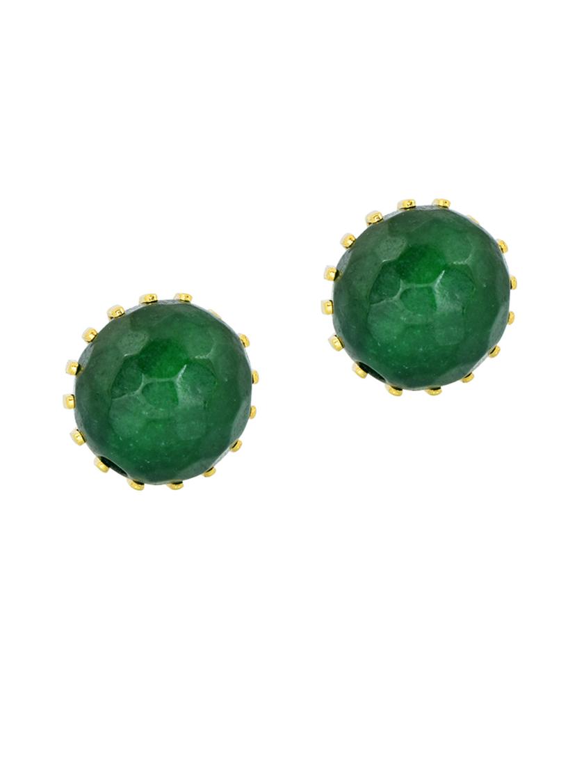 green stud earring - 18535513 - Standard Image - 2