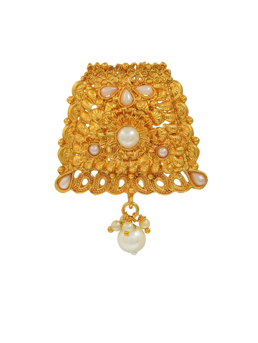 gold plated hair pin 