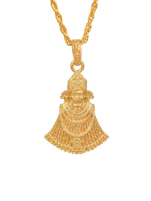 men & women unisex gold plated pendant - 18535714 -  Standard Image - 0