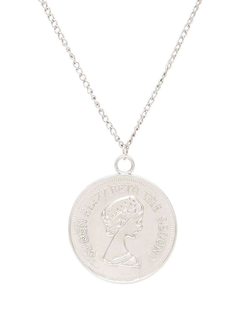 silver brass pendant