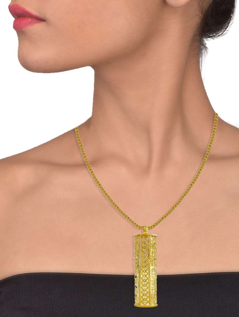 gold brass pendant - 18535764 -  Standard Image - 2
