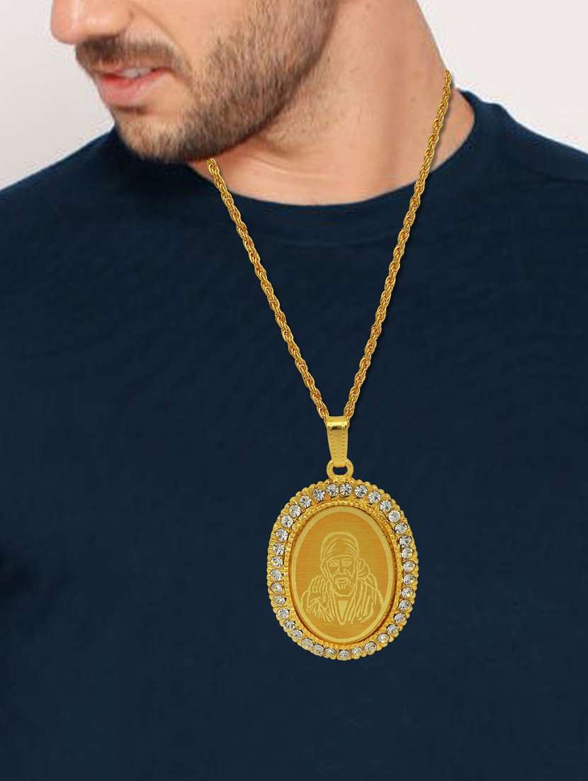 gold plated pendant set - 18535788 - Standard Image - 2