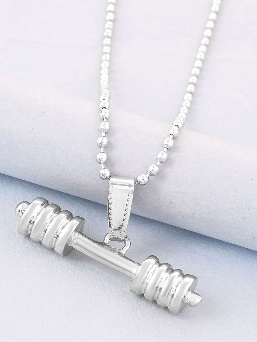 silver brass pendant set