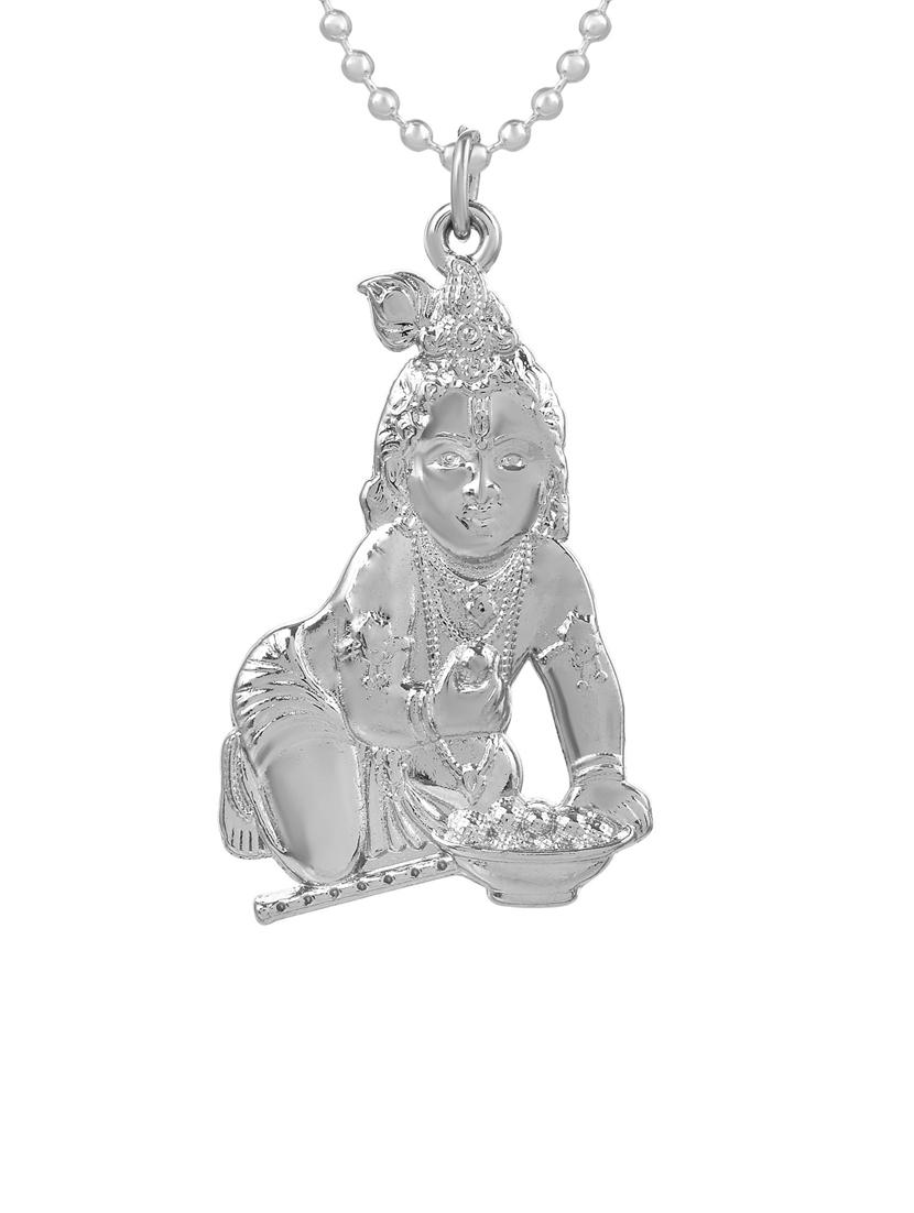 silver plated pendant set - 18535857 - Standard Image - 2