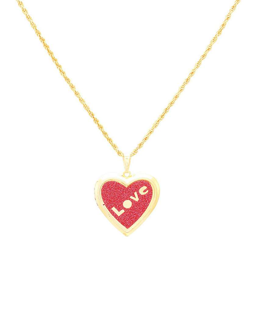 gold brass pendant