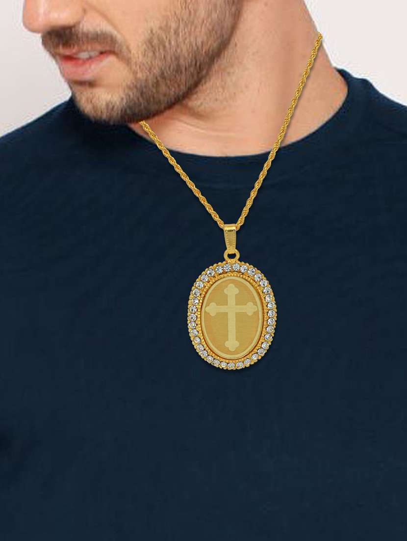 gold pleated pendant - 18535911 -  Standard Image - 2