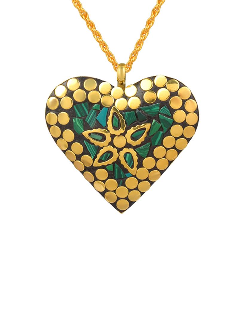 green brass pendant - 18535919 - Standard Image - 2
