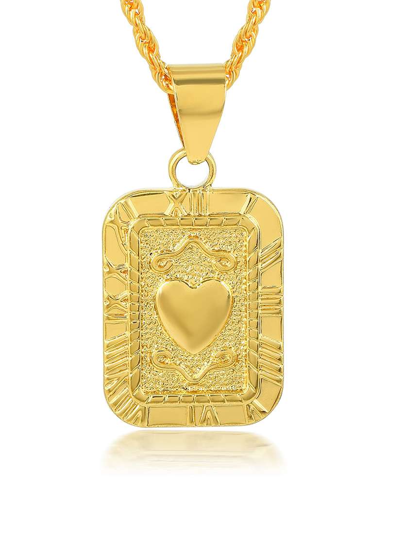 gold plated pendant set - 18535994 - Standard Image - 2