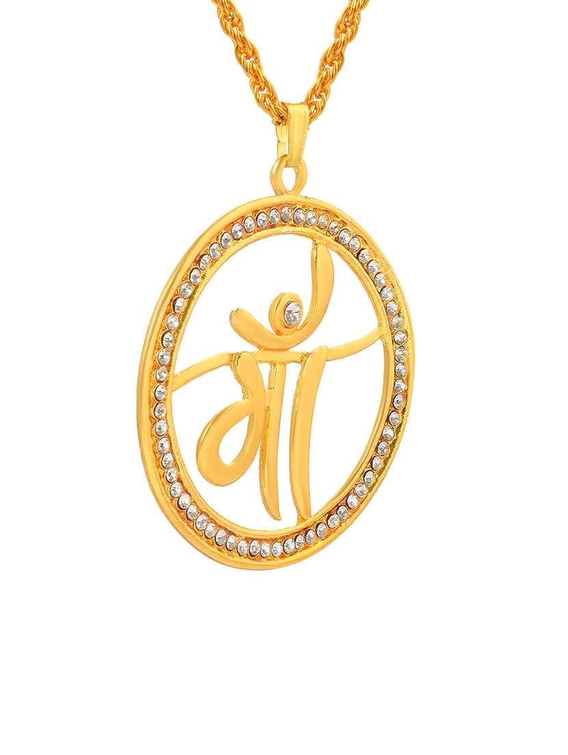 gold plated pendant - 18536022 -  Standard Image - 2