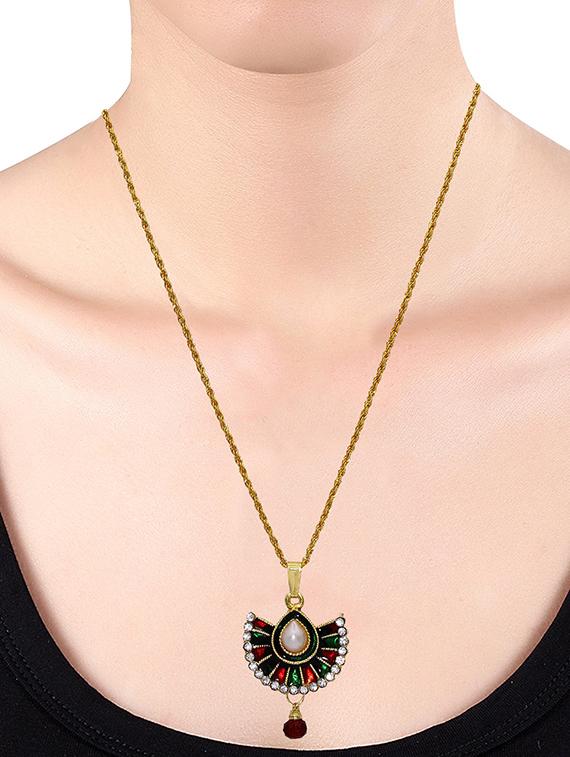 gold plate pendant - 18536061 - Standard Image - 2