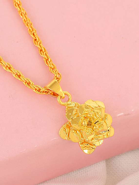 gold brass pendant