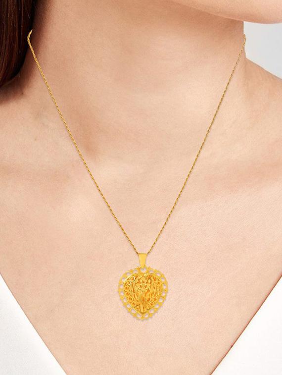 gold brass pendant - 18536145 - Standard Image - 2