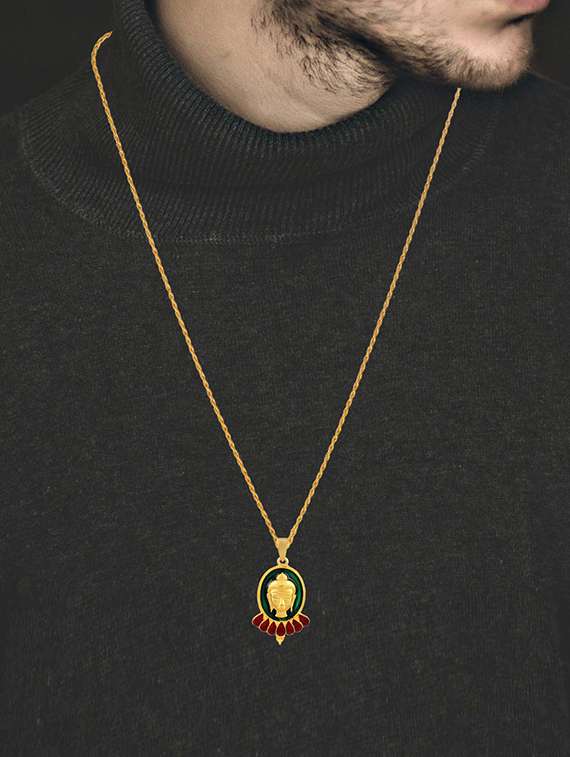 gold brass pendant - 18536201 -  Standard Image - 2