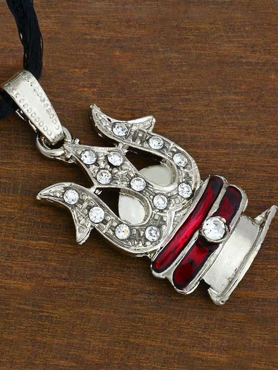 silver brass pendant