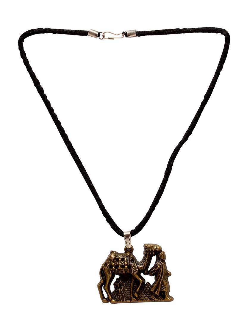  brass pleated pendant