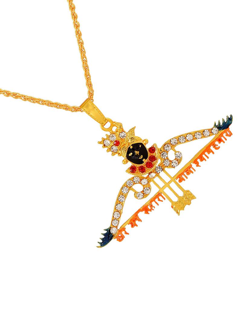gold pleated pendant - 18536224 - Standard Image - 2