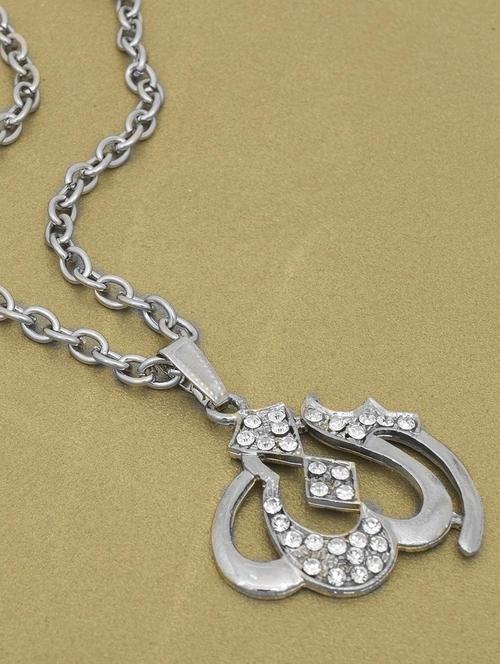 silver pleated pendant - 18536230 -  Standard Image - 0