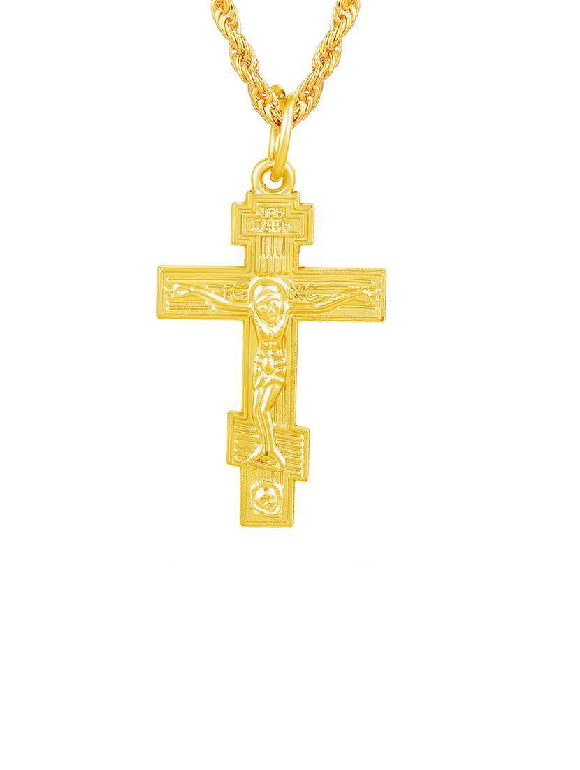 gold pleated pendant - 18536237 -  Standard Image - 2