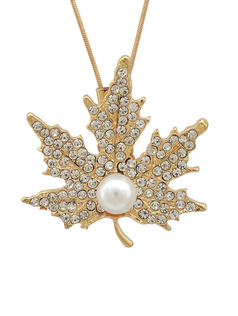 gold pleated pendant - 18536255 - Standard Image - 2