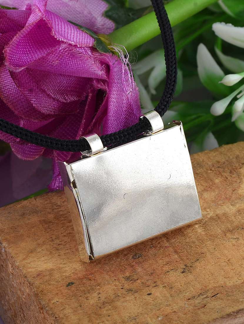 silver brass pendant