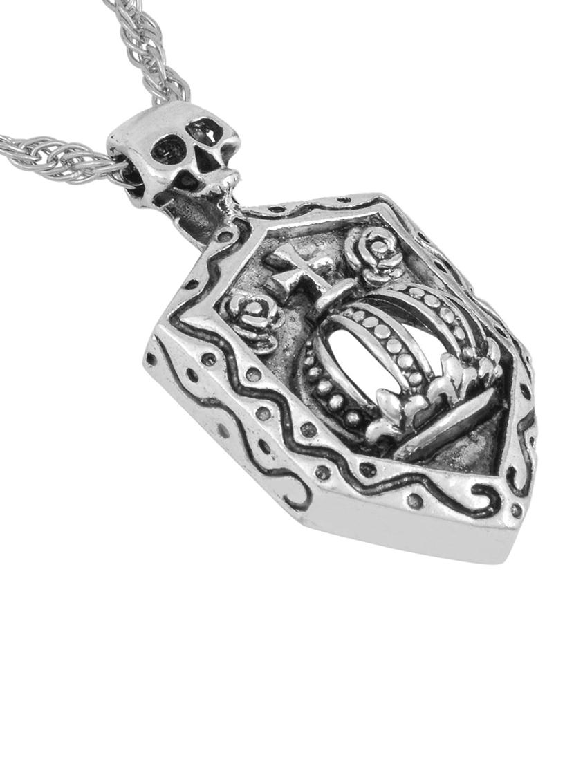 king's crown and shield 3d locket - 18536370 - Standard Image - 2