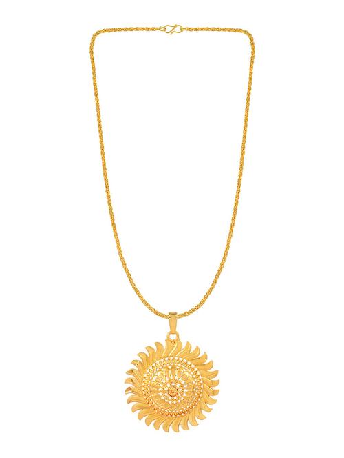 gold plated pendant - 18536442 -  Standard Image - 0