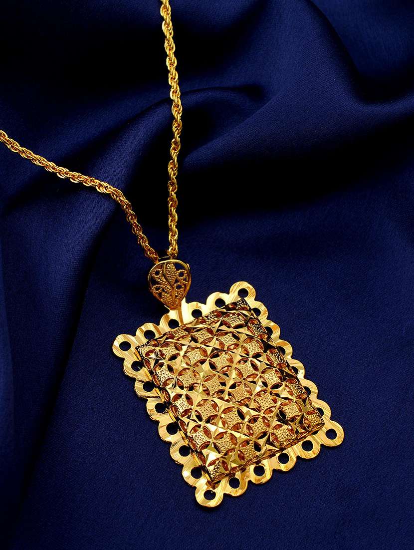 gold brass pendant