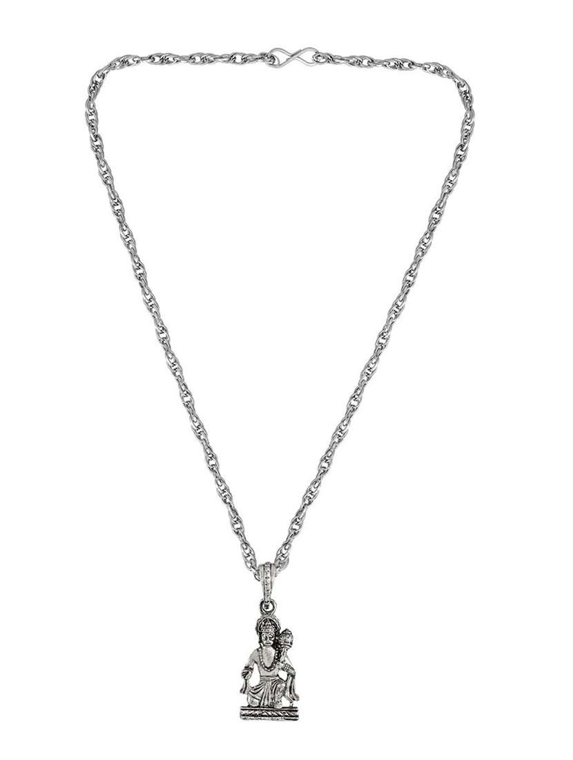 silver brass pendant