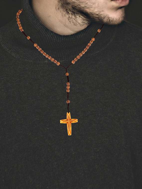 brown wood pendant - 18536556 - Standard Image - 2