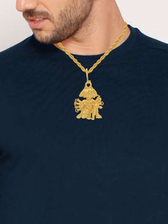 gold plated pendant - 18536611 -  Standard Image - 2