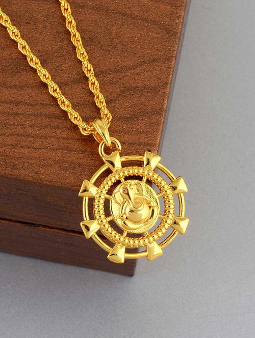 gold plated pendant - 18536666 -  Standard Image - 0
