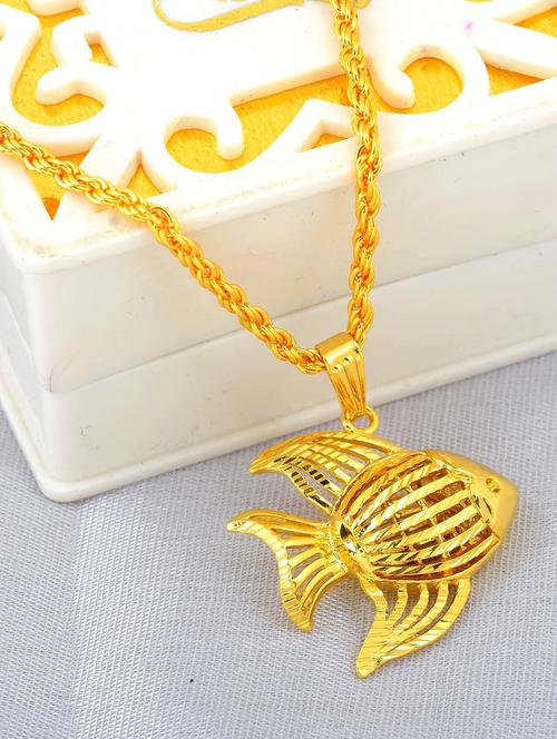 gold plated pendant - 18536749 -  Standard Image - 0