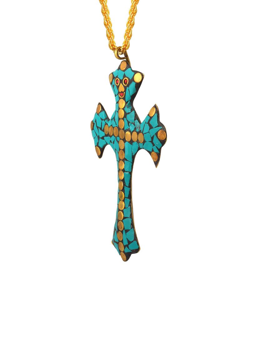 green metal pendant - 18536794 - Standard Image - 2