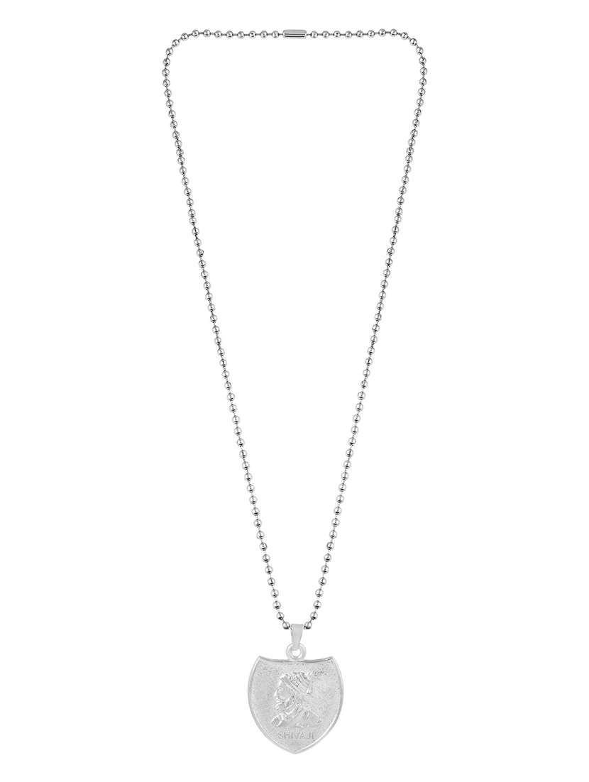 white. silver pendant - 18536802 -  Standard Image - 2