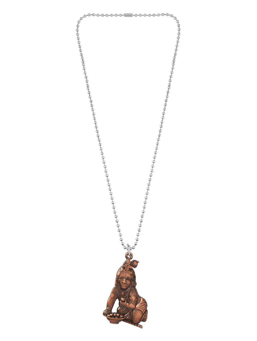 brown metal pendant - 18536824 -  Standard Image - 2
