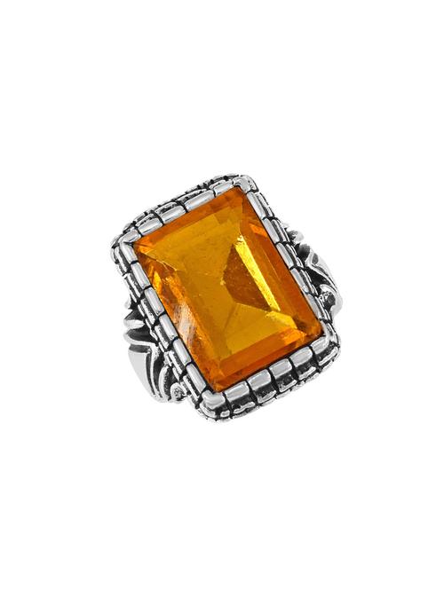 silver brass finger ring - 18536894 - Standard Image - 0