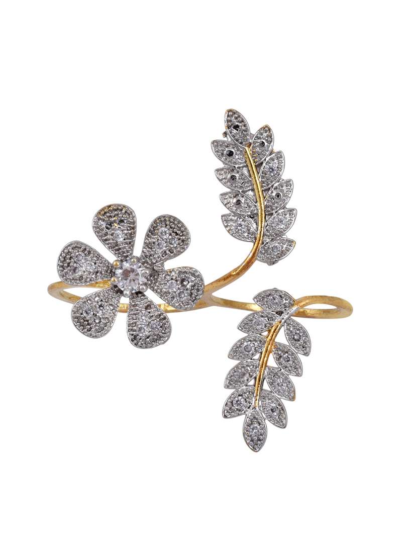 gold brass finger  ring