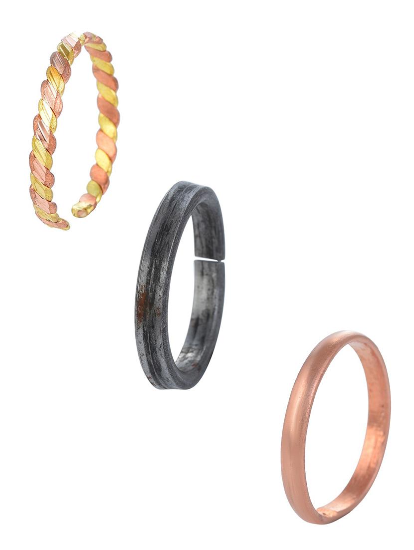 multi colored brass finger ring - 18536908 - Standard Image - 2