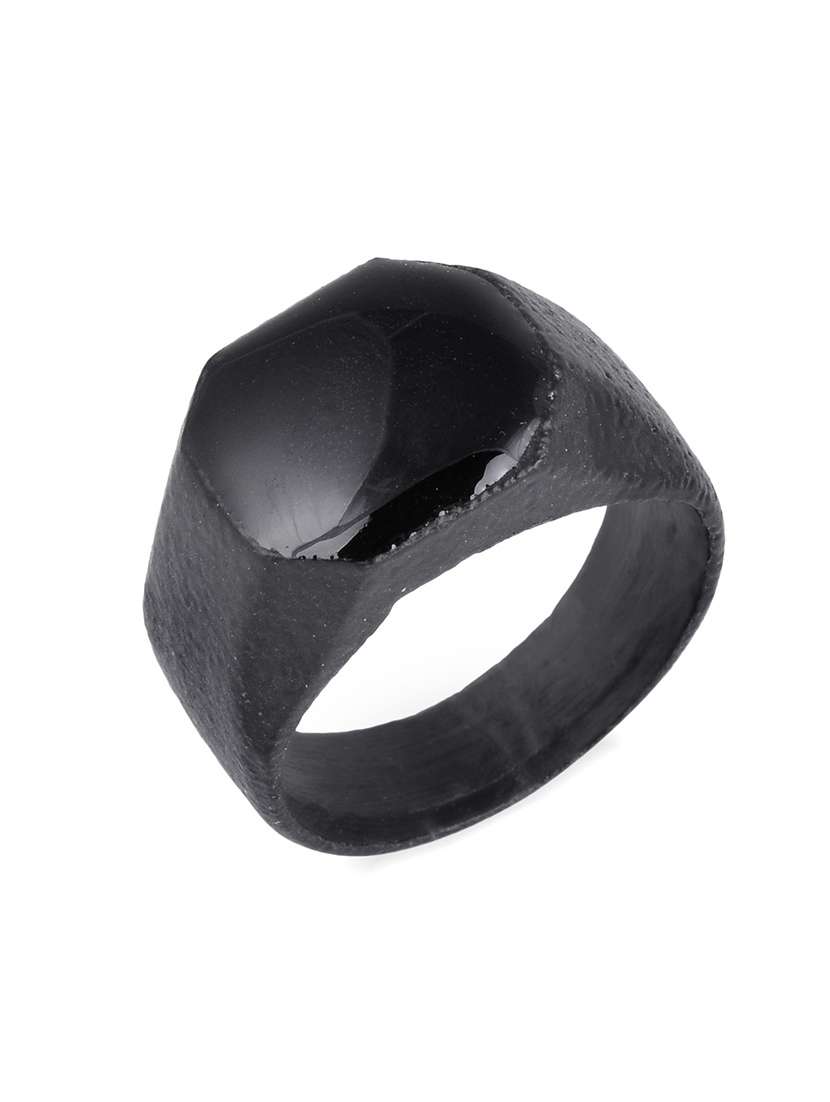 black brass finger  ring