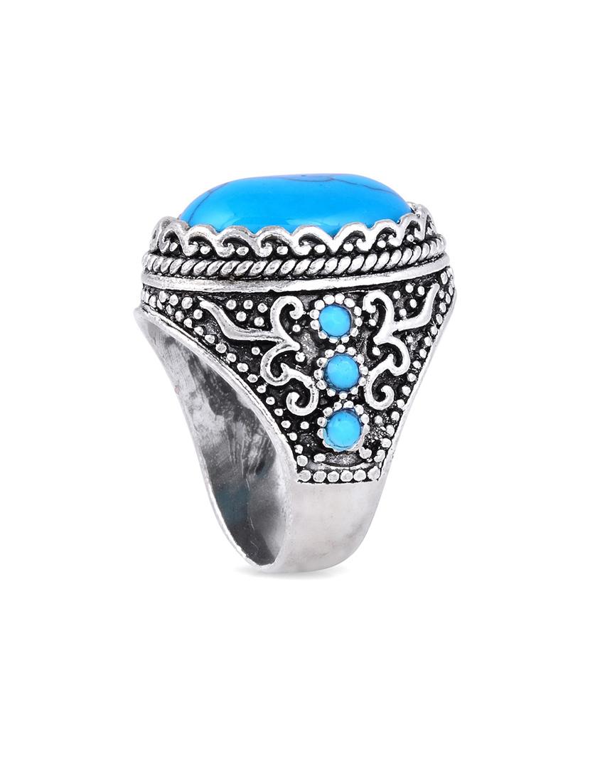 silver brass finger ring - 18536911 - Standard Image - 2