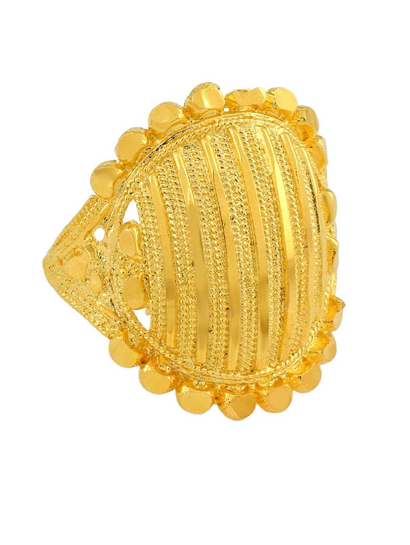 gold plated finger ring - 18536966 -  Standard Image - 2