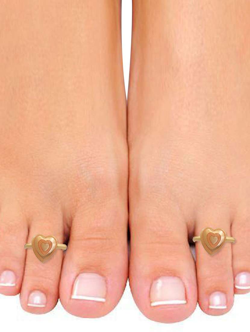 copper plated toe ring - 18536982 -  Standard Image - 2