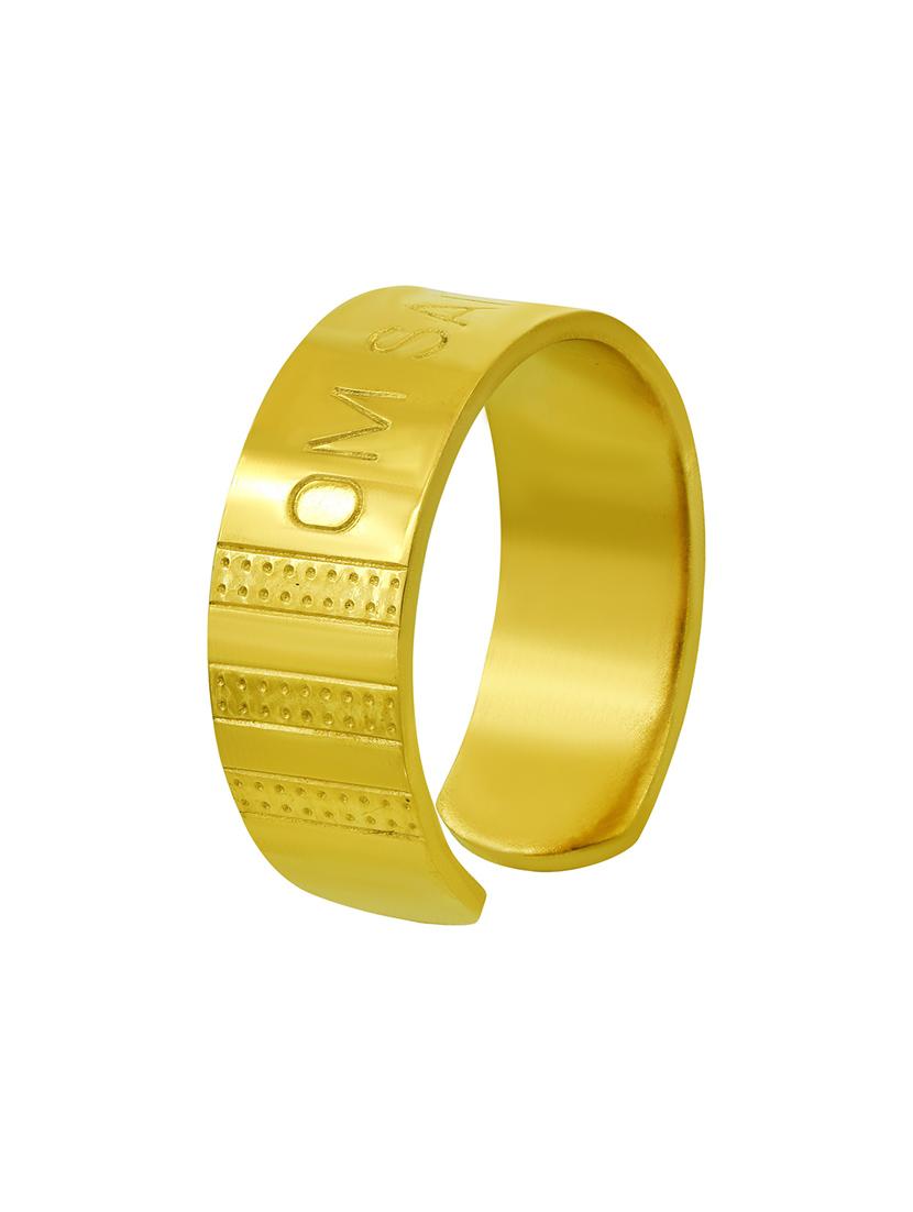 gold plated finger ring - 18537011 - Standard Image - 2