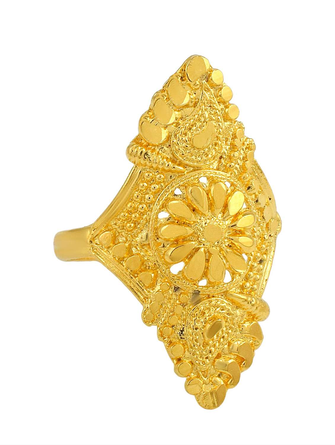 gold plated finger ring - 18537023 -  Standard Image - 2