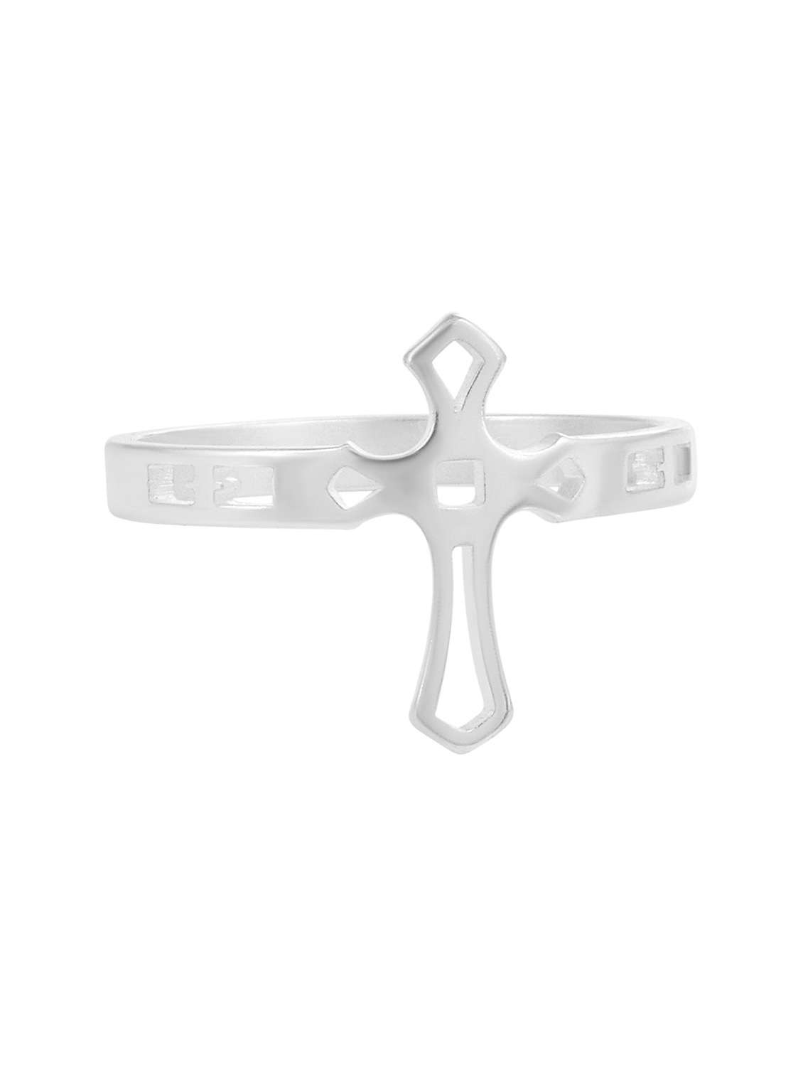 silver pleated ring - 18537038 -  Standard Image - 2