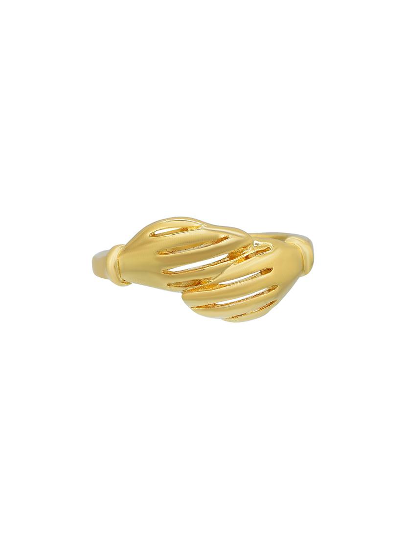 gold plated finger ring - 18537060 - Standard Image - 2