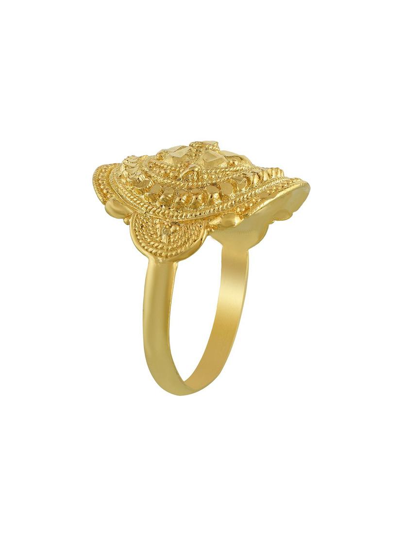 gold plated finger ring - 18537073 - Standard Image - 2