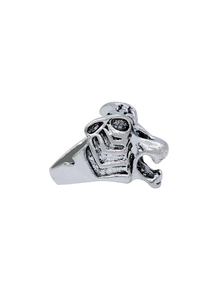 silver pleated ring - 18537089 -  Standard Image - 2